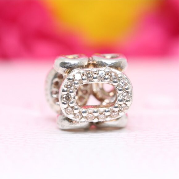 Pandora Silver CZ Circle Of Friends Bead 790445CZ *RETIRED, SPECIAL!!! - Picture 3 of 7